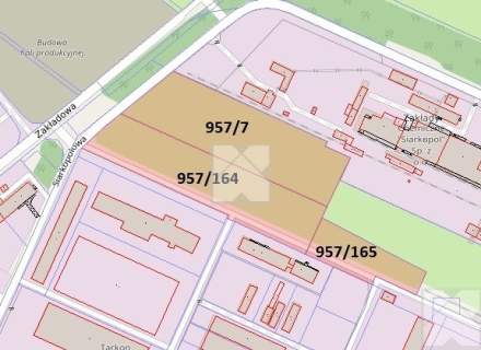 Działka przemysłowa 2,47 ha Tarnobrzeg - Machów
