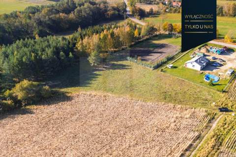 Działka budowlana 1434m2 przy lesie Trąbki Małe