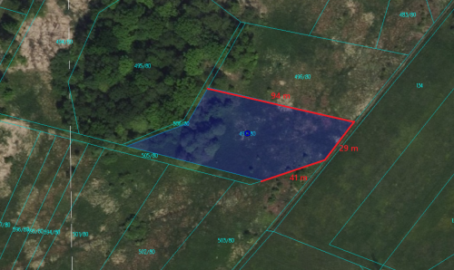 Działka rolna 4444 m2 Orzesze - Mościska