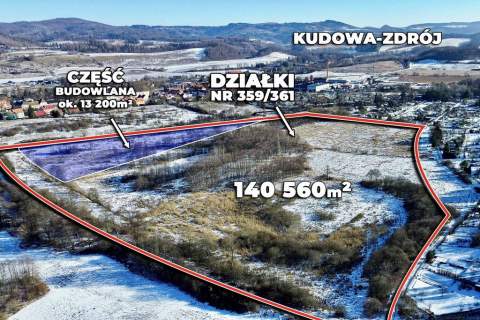 Wyjątkowy teren inwestycyjny 140.560 m 