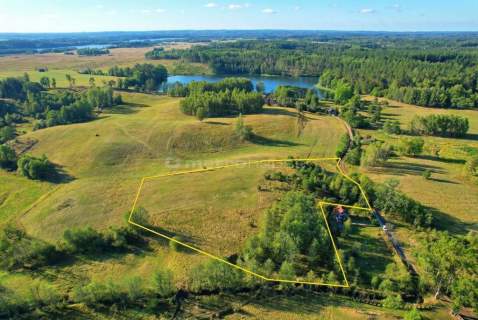 działka 1,4 ha przy Jeziorze - Zawady Oleckie