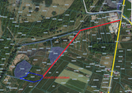 Działka rolna 4444 m2 Orzesze - Mościska