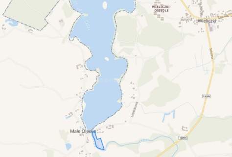 Małe Olecko - działka 1,2ha z widokiem na jezioro