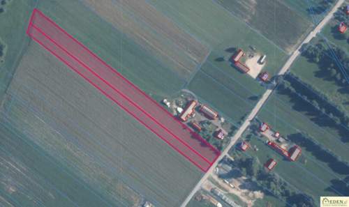 Działka bud.-rolna 1,68 ha o dużym potencjale, Karwów, gm. Tr