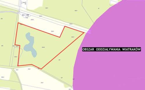 Dygowo teren 10,2 ha ze stawem w lesie