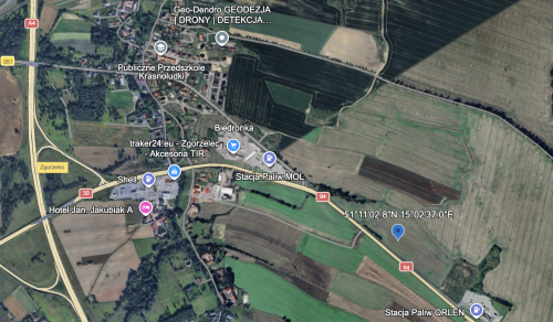 Działka inwestycyjna przy DK94 Jędrzychowice