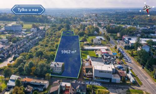 Działka inwestycyjna dla dewelopera blisko centrum
