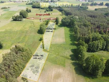 Działka budowlana/rekreacyjna 2900m2 Ostrownica