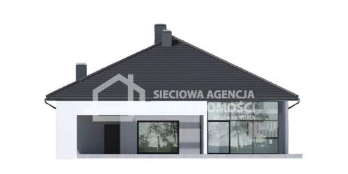 Działka z rozpoczętą budową 130 m od jeziora.