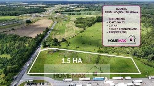 1,5 HA w strefie ekonomicznej w Rzeszotarach