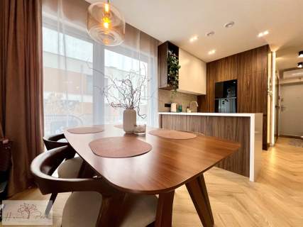 Apartament z ogródkiem, zamknięte EKO osiedle