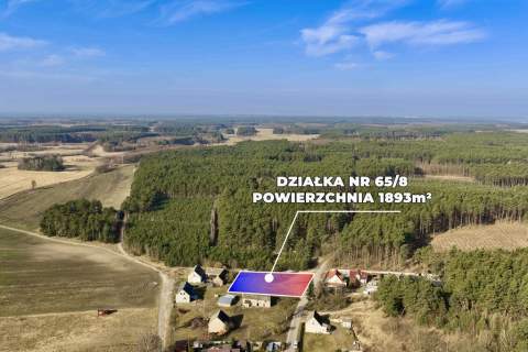 Działka przy lesie z warunkami zabudowy