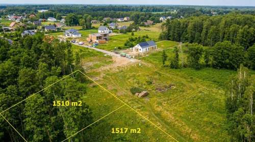 Działka budowlana 1510m2 MPZP Opypy