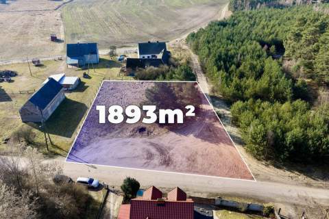 Działka przy lesie z warunkami zabudowy