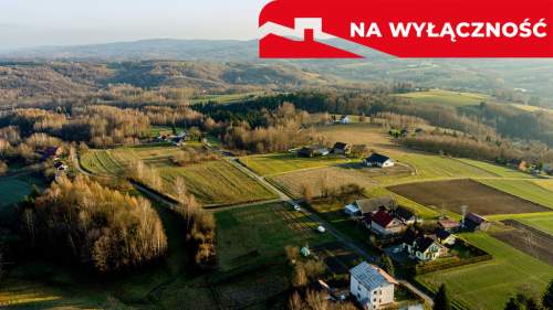 Działka budowlana 18 ar Tuchów, widokowa