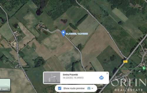 Pomlewo działka budowlana na Kaszubach 1183m2