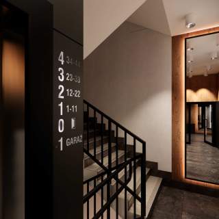 Kawalerka 27,49m2, balkon, II piętro, Warszawska