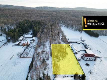 DZIAŁKA BUDOWLANA W SPOKOJNYM ZACISZU LASU