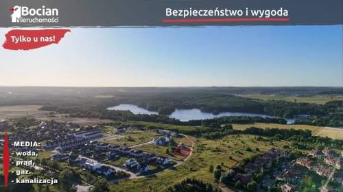 Uzbrojona słoneczna działka Osiedle nad jeziorem