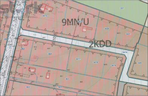 Cztery działki z MPZP 9MN/U w połowie drogi z Błonia do Teresina