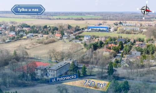 Działka pod dom/usługi 750 m w Wyczerpach