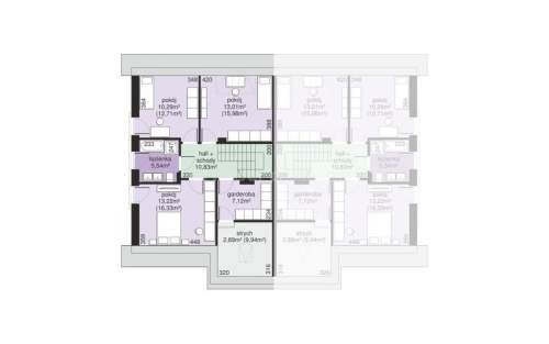 Bliźniak z garażem 120 m2 działka 500 m2 ogród