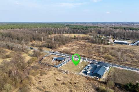 Działka mieszkaniowo-usługowa 1200m2