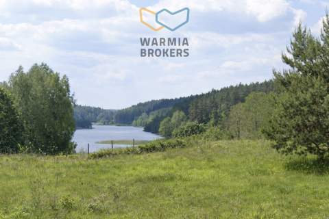 Działka budowlana, dwa jeziora, MPZP - Gąsiorowo