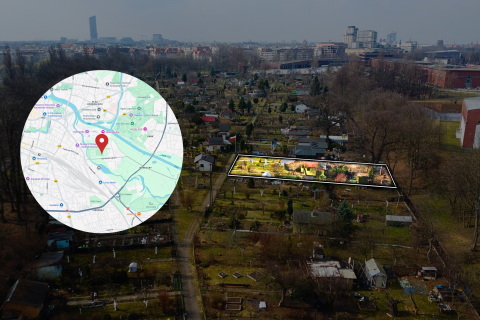 Na sprzedaż Działka ROD Odra 500m2 ul. Okólna Centrum