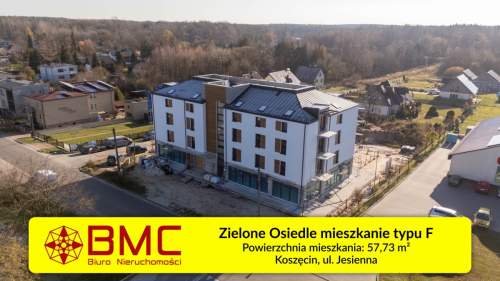 Nowe mieszkanie 58m2 F1 Zielone Osiedle Koszęcinie