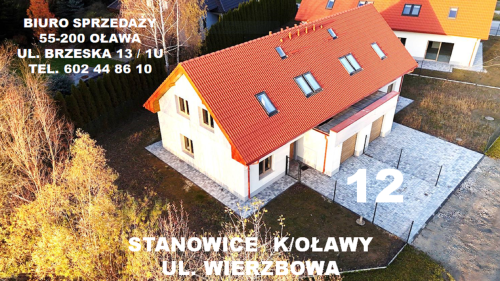 MIESZKANIE Z OGRÓDKIEM STANOWICE K / OŁAWY