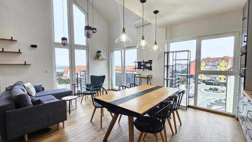 Apartament z antresolą taras balkon Przecław