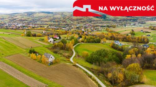 Działka budowlana Bobowa widokowa