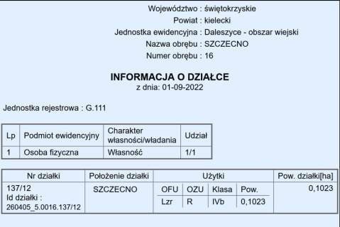 25 km od Kielc, uzbrojona, w otoczeniu lasów