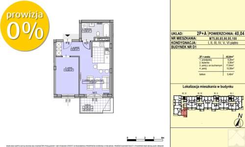 Gotowe 2 pokoje 40,20 m2 Wilkowyja