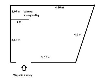 Lokal 20 m2, parter, wejście bezpośrednio z ulicy