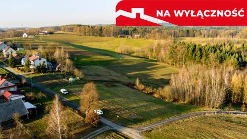 Działka budowlana Tuchów 18 ar, widokowa