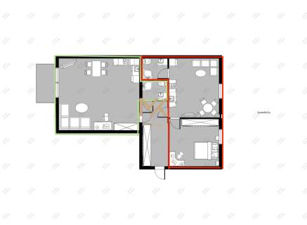 Centrum 52 m 2 kawalerki lub 3 pokoje