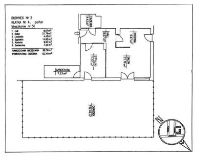 Mieszkanie 67 m z ogródkiem przy Lasku Bielańskim