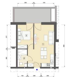 Apartament od północy z tarasem STREFA SPA