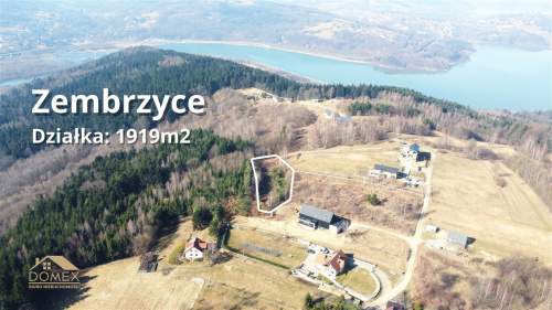 Działka przy lesie Zembrzyce 1919m cisza i natura