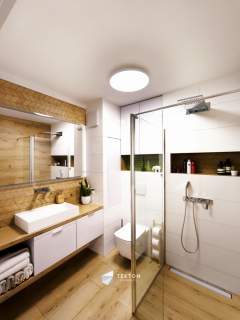 Nowoczesny apartament z dwoma tarasami