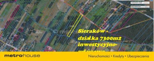 Działka inwestycyjno-usługowa 7300 m2 k/ Radzymina