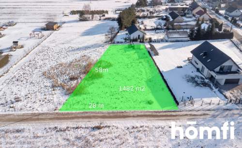 Działka w Bolminie, Chęciny - 1482m2 z WZ