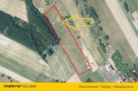 Działka o dużej powierzchni 21 600 m2.