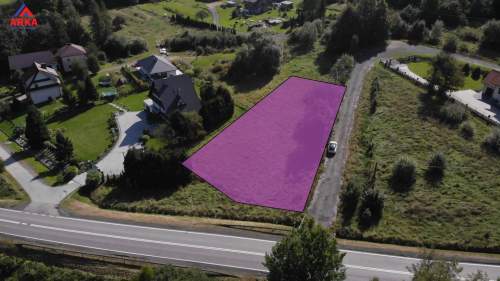 Działka inwestycyjna przy drodze krajowej nr 28