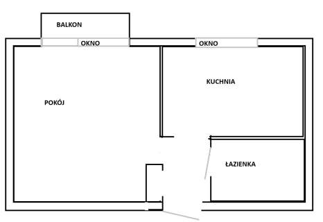 Mieszkanie 32,46 m w centrum Siedlec , ul. Pułaskiego