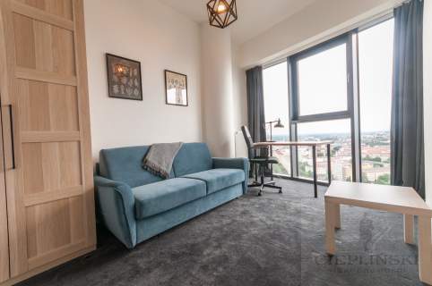 KOMFORTOWY APARTAMENT NA 22 PIĘTRZE W HANZA TOWER