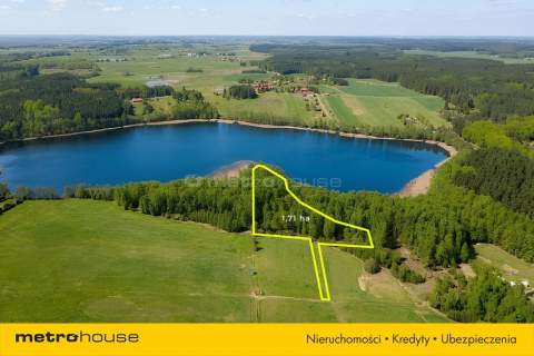 Działki z linią brzegową jeziora