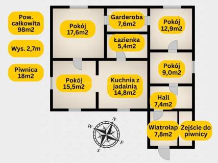 Dom przy trasie S7 na działce 16 348m2